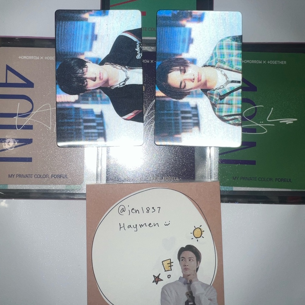 Official Enhypen Lenticulars Photocard Border Carnival